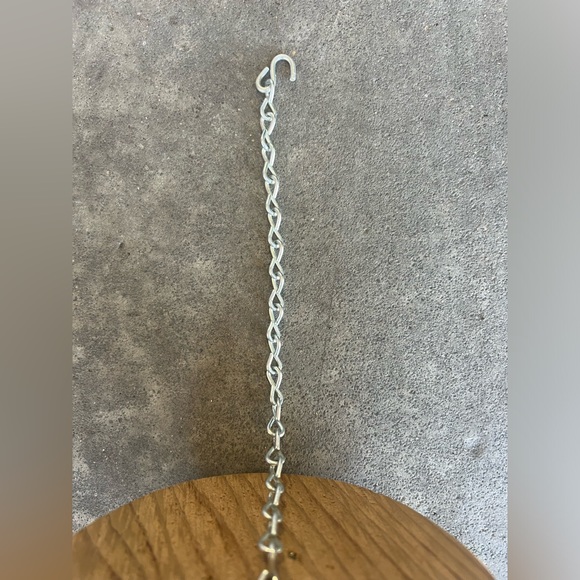 🎉HP🎉NEW!🐦Bird Peanut Feeder w/cedar top, hanging chain. Handcrafted - Picture 12 of 13